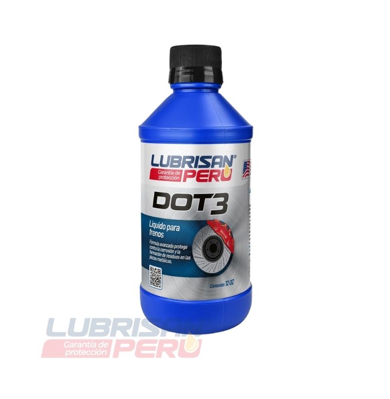 DOT3 - LIQUIDO PARA FRENOS - 12 OZ - 2